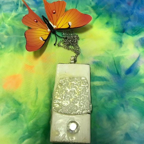 Reversible Exclusive Rare Unique Vintage One of a Kind Handmade Necklace - Picture 9 of 16